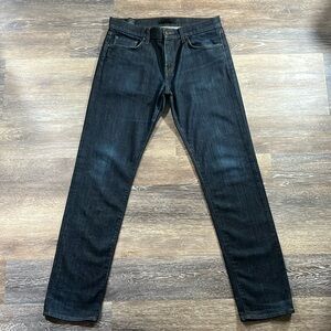 J Brand Kane Dark Wash Straight Fit Denim/ Jeans